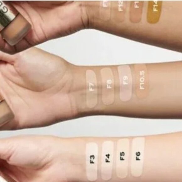 2 Pack - Revolution Conceal &‎ Glow Foundation F6 Buildable Dewy Finish 24H Wear - Picture 3 of 3